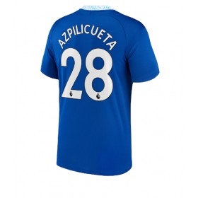Herren Fußballbekleidung Chelsea Cesar Azpilicueta #28 Heimtrikot 2022-23 Kurzarm